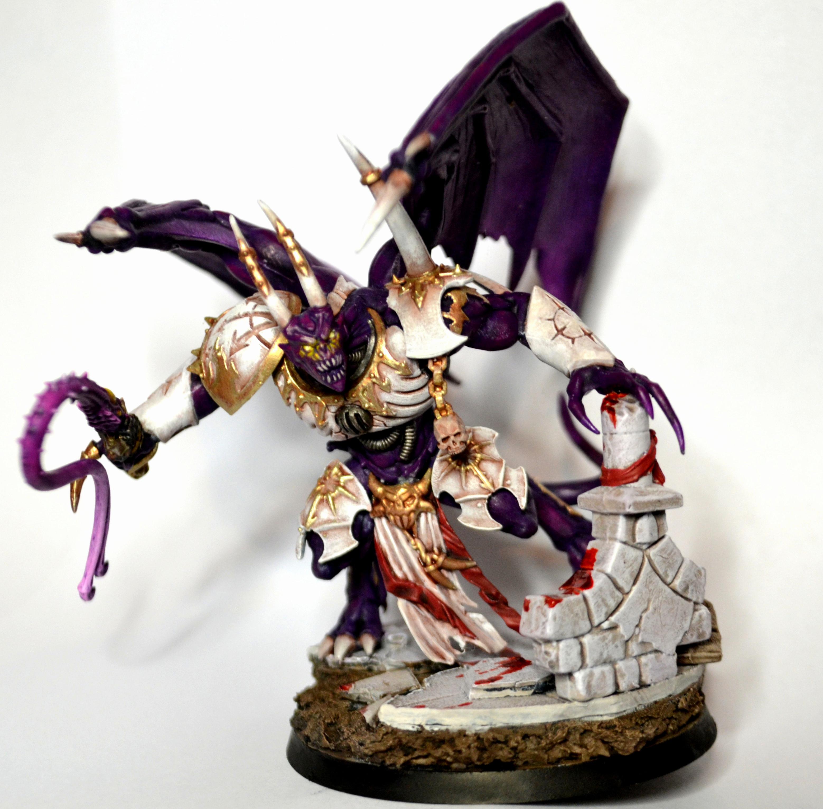 Chaos Daemons Prince Slaanesh Warhammer Fantasy Whip Slaanesh Daemon Prince Gallery 0835